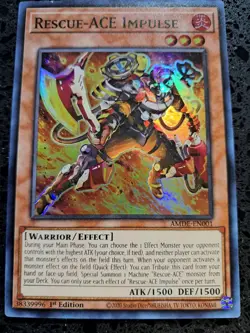 4x Rescue-Ace Fire (AMDE) Yu-Gi-Oh Cards - Image 3