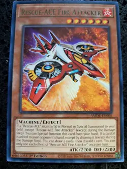 4x Rescue-Ace Fire (AMDE) Yu-Gi-Oh Cards - Image 4