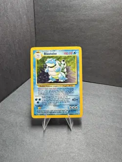 Pokemon TCG Blastoise 2/102 Holo Rare Base Set WOTC Vintage Card - Image 1