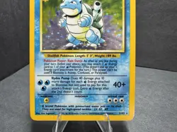 Pokemon TCG Blastoise 2/102 Holo Rare Base Set WOTC Vintage Card - Image 4