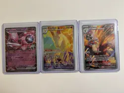 Pokemon TCG - Destined Rivals 3 Card Lot 2 IR Cards + RR Team Rocket’s Mewtwo ex - Image 1