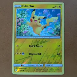 Pikachu 19/68 Hidden Fates 2019 REVERSE HOLO FOIL Pokemon TCG Card - NM - Image 1