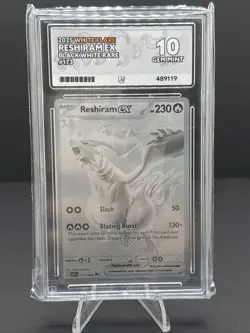 Reshiram EX 173/086 White Flare - Gem Mint 10 (Ace) - English Pokemon Card - Image 1