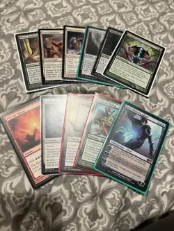 Magic The Gathering Lot Of 11 Cards Includes Rares And Mythics - Image 1