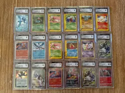 Pokemon CGC Graded Card Lot - Pokemon TCG - Charizard - VS Series - Greninja - Image 1