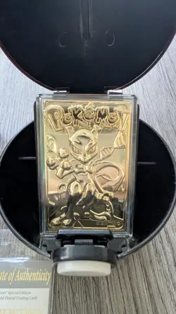 Pokemon 23K Gold-Plated Limited Edition Trading Card, Mewtwo - Image 1