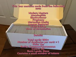 800+ MTG Cards: Modern Masters, Morningtide, Shadowmoor, Prophecy, etc. - Image 1