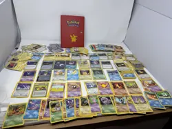 Pokemon Card Lot 150+Vintage WOTC Team Rocket Dark Holo EX Series Binder 1995-08 - Image 1