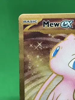 Pokemon TCG Mew EX Metal Gold NM 205/165 Scarlet & Violet 151 Promo Card - Image 2