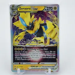 Zeraora Vstar - 055/159 - Ultra Rare - Crown Zenith - Pokemon Card - NM/M - Image 1