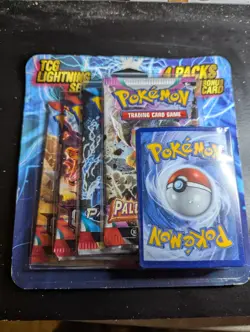 Pokemon TCG Lightning Set 4 Pack + Bonus Card Sealed - Image 1