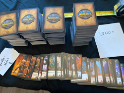 World of Warcraft TCG lot of 1300+ cards Dark Portal ScourgeWar Fields of Honor - Image 1
