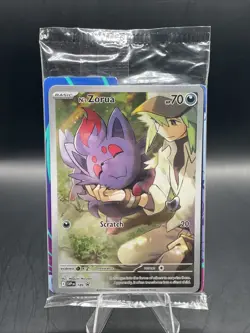 N's Zorua 189 Sv: Scarlet & Violet Promo Cards Holo Sealed - Image 1