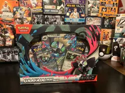 Pokemon Cards - GRAFAIAI EX BOX [2 Foils, 4 Booster Packs, 1 Oversize Foil] TCG - Image 1