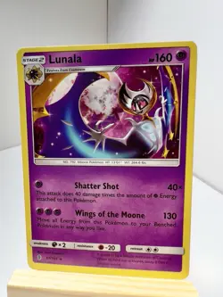 Pokemon Lunala Cracked Ice Holo 061/145 Sun & Moon Deck Exclusive NM/M Card 2017 - Image 1