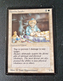 MTG Samite Healer Beta LP - Image 1