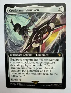 Conformer Shuriken (Extended Art) #127 (NM) Final Fantasy FIC Magic MTG - Image 1