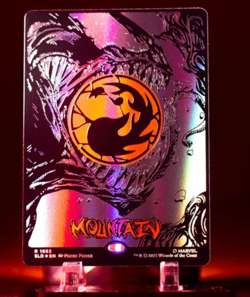 PRE-SALE - Mountain ✨RAISED FOIL✨ Mana Symbiote Land - Spider-Man Secret Lair - Image 2