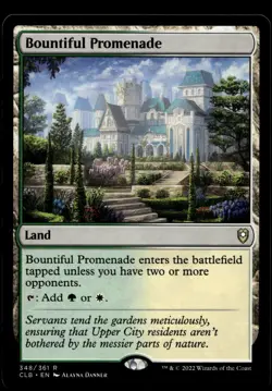 Bountiful Promenade #348 MTG Commanders Legend Baldur's Gate M/NM X1 - Image 1