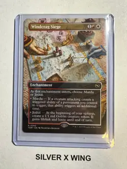 Windcrag Siege Borderless x1, MTG, Magic the Gathering, Tarkir: Dragonbstorm, NM - Image 1