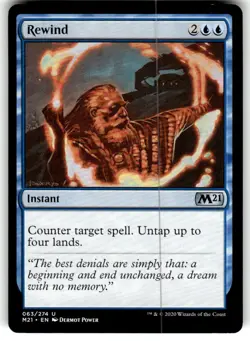 Rewind Core Set 2021 Regular MTG NM - Image 1