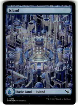 Island 0273 Foil Full Art Land Murders at Karlov Manor MTG Near Mint - Image 1