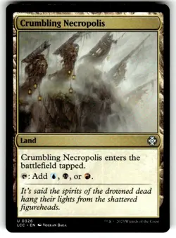 Crumbling Necropolis Commander: the Lost Caverns of Ixalan Regular MTG - Image 1