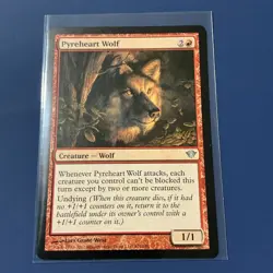 Pyreheart Wolf (101/158) Dark Ascension NM Magic the Gathering MTG - Image 1