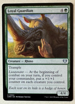 Loyal Guardian Commander Masters 0304 MTG NM+ Never Played - Image 1