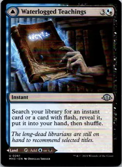 Magic the Gathering HP Waterlogged Teachings Modern Horizons 3 MTG Free Shipping - Image 1