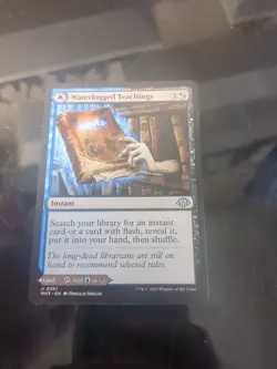 MTG Waterlogged Teachings Inundated Archive Modern Horizons 3 261 NM Fresh Pull - Image 1