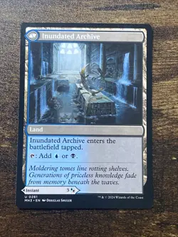 Waterlogged Teachings / Inundated Archive 0261 Modern Horizons 3 MH3 MTG S1174* - Image 2
