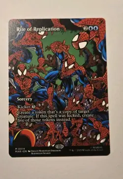 Rite of Replication (Borderless) 0014 MTG Marvel's Spider-Man Regular M/NM - Image 1