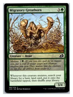 Ikoria: Lair of Behemoths #165 Migratory Greathorn - Image 1