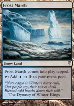 MTG Frost Marsh, ColdSnap, Heavily Played, English - Image 1
