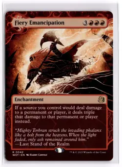 Fiery Emancipation | [WOT] LP x1 MTG Magic: the Gathering - Image 1