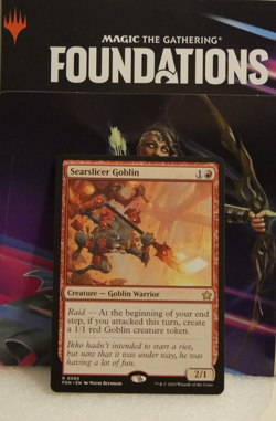 MTG FDN: Searslicer Goblin (Creature) Foundations Regular Rare 0093 - Image 1