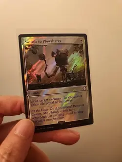 MTG NM Swords to Plowshares (Surge Foil) Universes Beyond: Fallout B#24 - Image 1