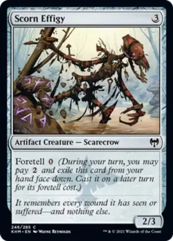 Scorn Effigy - Foil - Kaldheim #246/285 MTG Magic The Gathering - Image 1