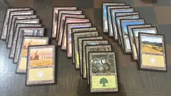 Magic The Gathering Portal Second Age Basic Land Lot - Image 1