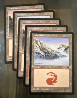 Magic The Gathering Portal Second Age Basic Land Lot - Image 3