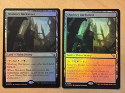 MTG Magic the Gathering 1x Shadowy Backstreet Foil Murders at Karlov Manor LP - Image 1