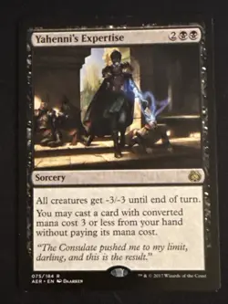 1x Yahenni's Expertise (075) Aether Revolt LP MTG Magic the Gathering x1 MKE - Image 1