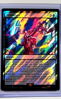 2025 MTG Magic The Gathering FIC Final Fantasy Commander Surge Foil 52 Transpose - Image 1