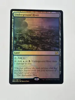 Underground River The Brothers' War Foil Magic the Gathering MTG - Image 1