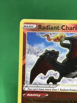 RADIANT CHARIZARD #020/159 Crown Zenith Rare English 2023 Pokemon TCG - Image 2