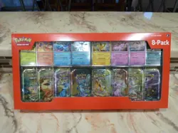 Pokemon TCG Prismatic Evolutions Costco 8 Mini-Tin Bundle w/ Promo Cards NEW - Image 5