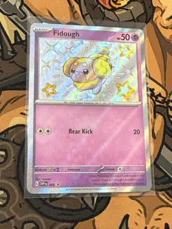 Fidough Pokemon SVP 069 Shiny Holo Black Star Promo POKEMON - Image 1