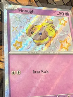 Fidough Pokemon SVP 069 Shiny Holo Black Star Promo POKEMON - Image 2