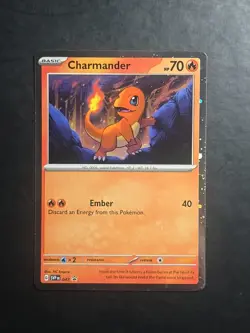 Pokemon Scarlet&Violet 151 Charmander Cosmos Holo 047 Black Star Promo NM - Image 1